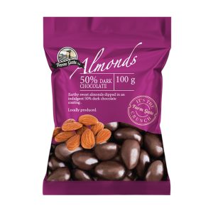 Dark Chocolate Coated Almonds 100g