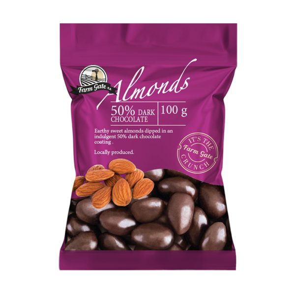 Dark Chocolate Coated Almonds 100g