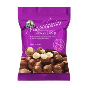 Milk Chocolate Coated Macadamia Nuts 100g