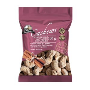 Caramelised Cashew Nuts With Cinnamon 100g